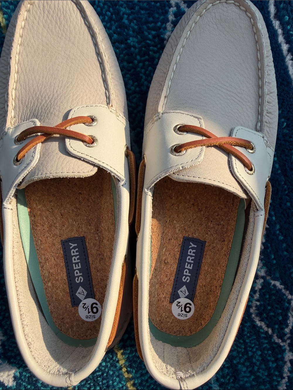 Sperry Men’s Authentic original 2-Eye Boat Shoes with Brown Laces